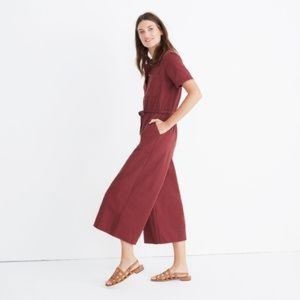 Madewell wide leg utility jumpsuit dusted rose 00